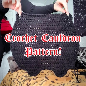Crochet Cauldron Pattern - 1st Crochet Pattern