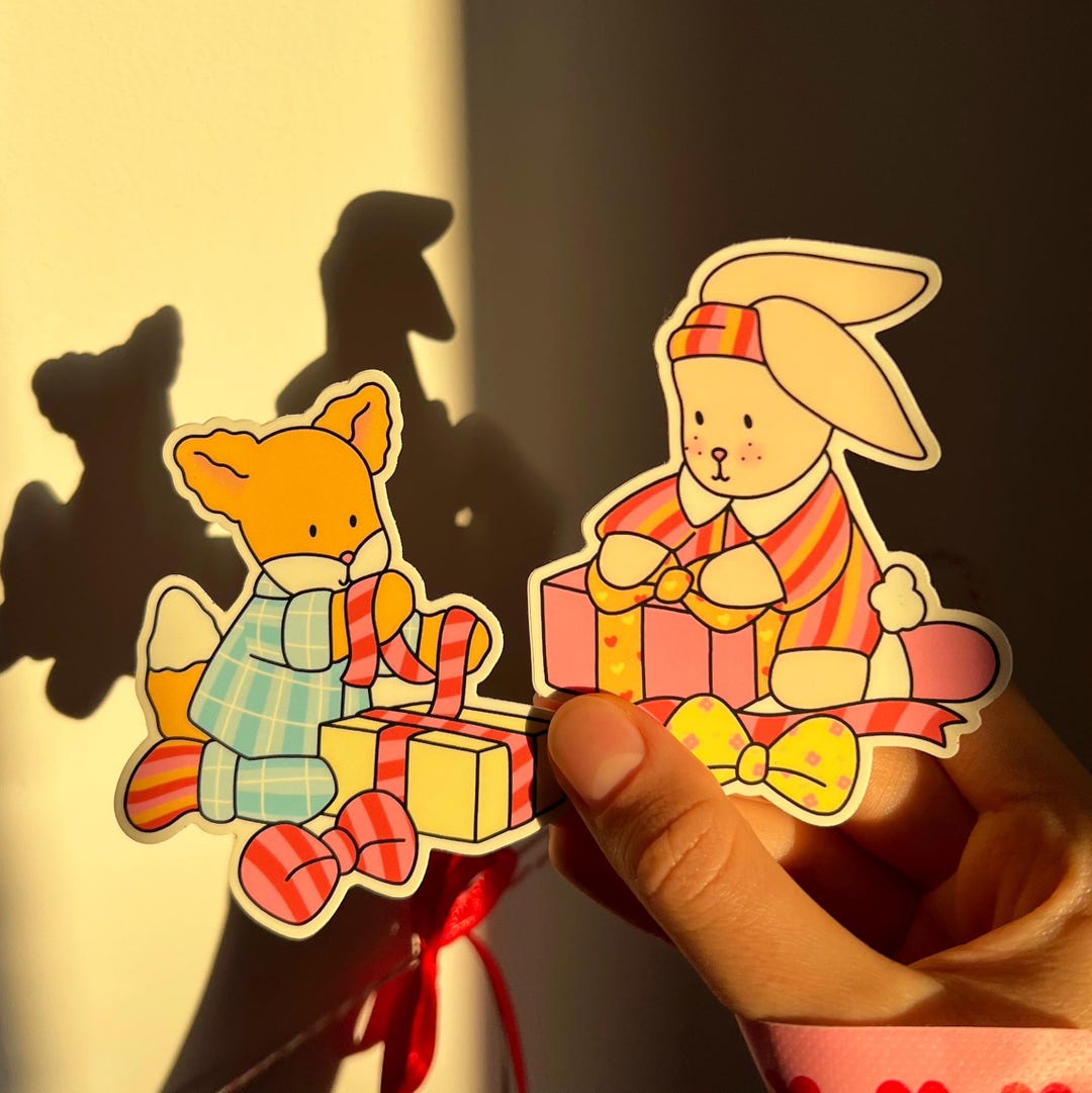 Amigos Canarios Vinyl Stickers Set (set of 2) - Etsy