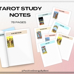 Tarot Journal, Tarot Workbook
