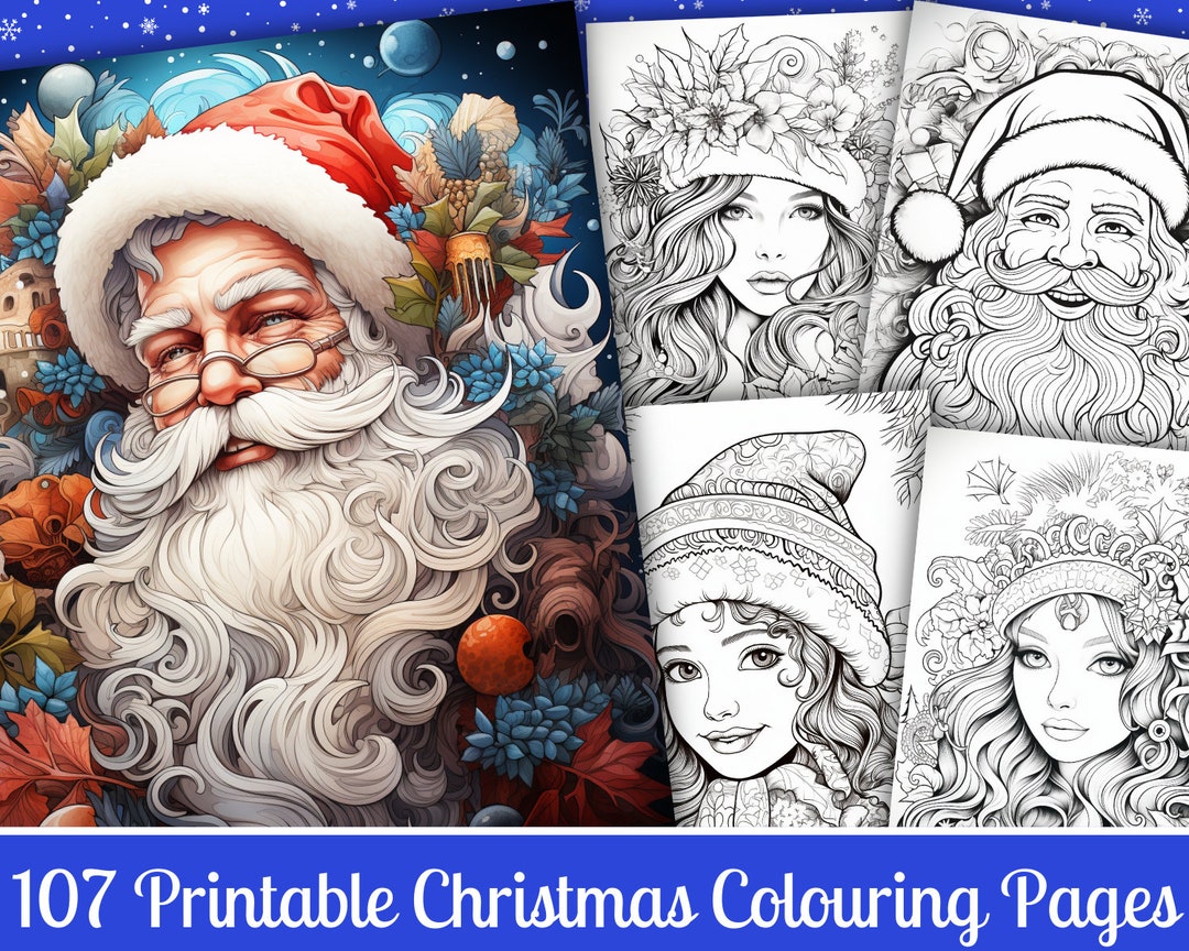 Printable Christmas Colouring Pages, Children's Colouring, Teen ...