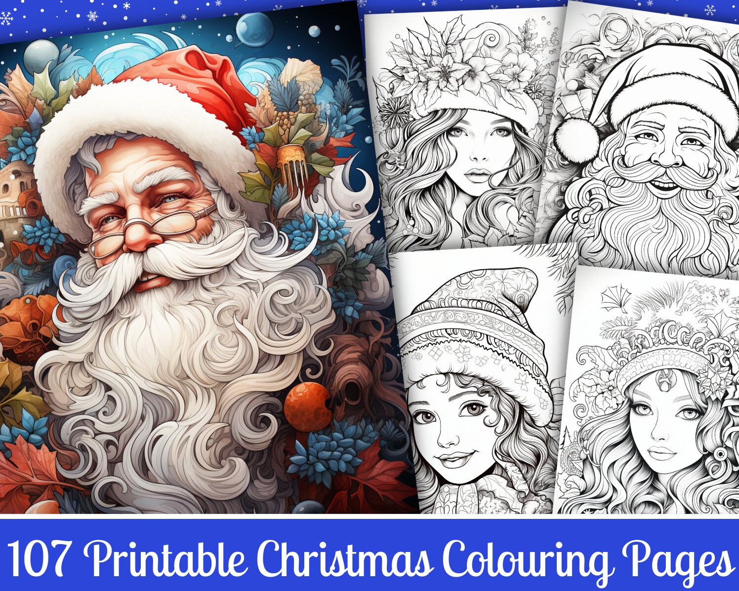 Printable Christmas Colouring Pages, Children's Colouring, Teen ...
