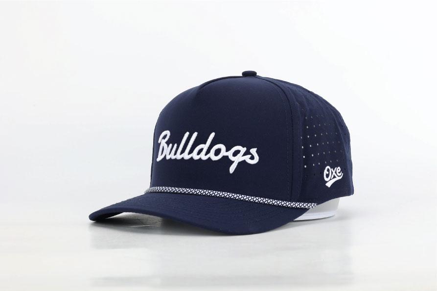 BULLDOGS Custom Performance Rope Hat - NAVY