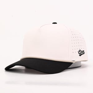 Cream & Black Performance Rope Hat [BLANK]