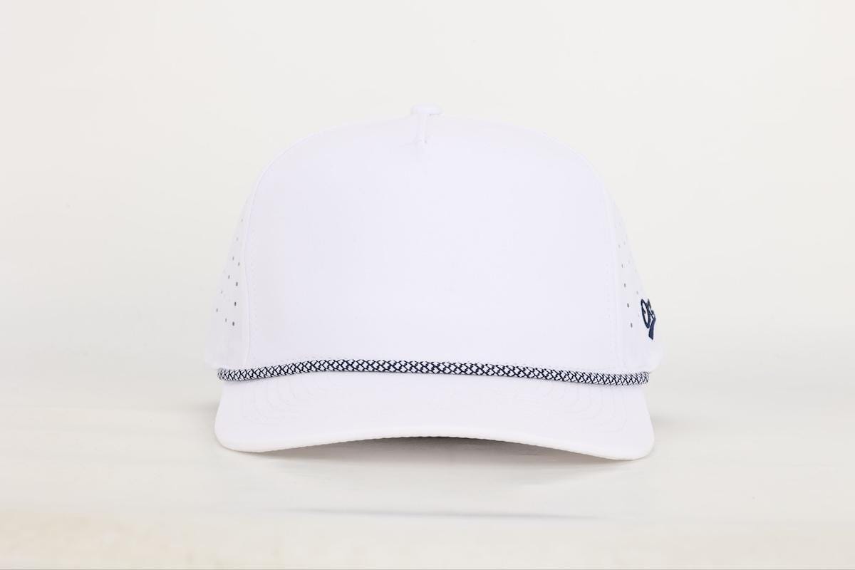 White (NAVY) Performance Rope Hat With Navy/white Rope [BLANK] - Etsy