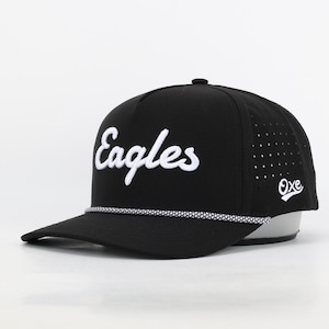 Bonnet en corde personnalisé Performance EAGLES - Noir