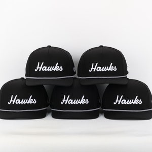 HAWKS Custom Performance Rope Hat - Black - Etsy