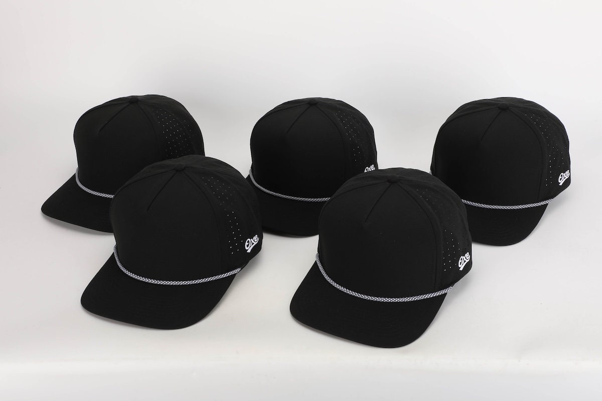 Black Performance Rope Hat [BLANK] - Etsy