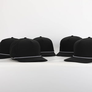 Black Performance Rope Hat [BLANK] - Etsy