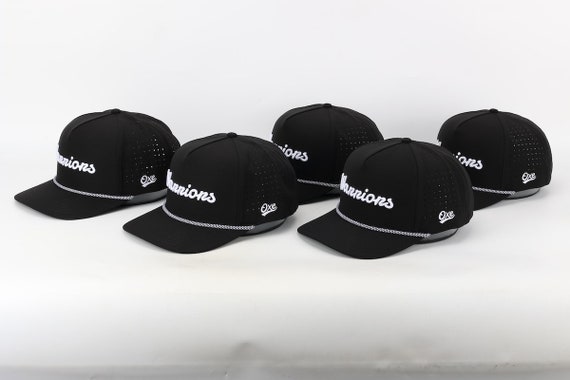 WARRIORS Custom Performance Rope Hat - Black - Etsy display picture 2