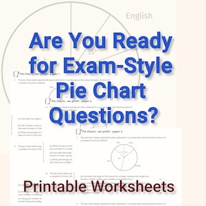 Exercícios de Gráfico de Pizza | Interpretação de Dados, Resolução de Problemas (Download Digital) - Conjuntos 1 a 3