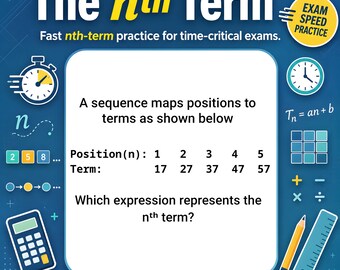 Zero-th Term Method Practice for Nth Term Questions