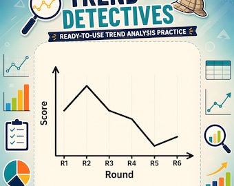 Trend Detectives | Data Interpretation Worksheets PDF | Trends, Graphs and Tables