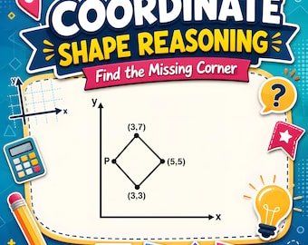 Coordinate Shape Reasoning Worksheets PDF for Geometry and Spatial Thinking