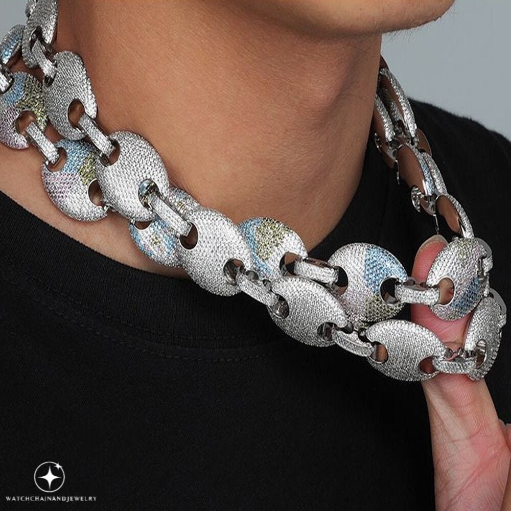 Iced out gucci chain deals