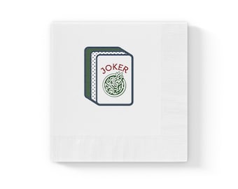 Mah Jong Joker-tegelservetten