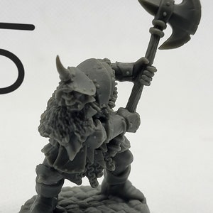 Custom Painted Half Orc/Hobgoblin Fighter/warrior/paladin for DnD Pathfinder TTRPG
