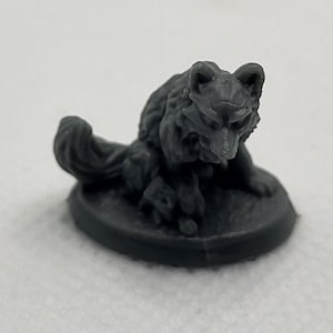 Custom Painted Dog/Wolf Familiar Animal Companion for DnD Pathfinder TTRPG