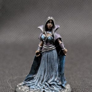 Wizard/Sorcer/warlock Dark skin woman for dnd pathfinder ttrpg