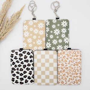 ID Badge Holder | Badge Holder | Lanyard Accessory | Nurse Accessories | Teacher Accessories | ID Holder | Card Holder | ID Holder Keychain