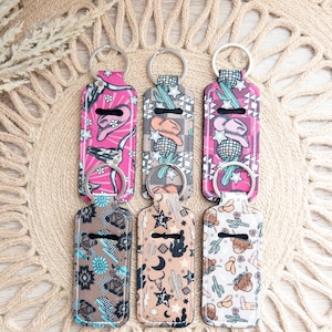 Lip Balm Keychain Holder | Chapstick Keychain Holder | Aztec Chapstick Keychain Holder | Lip Gloss Keychain Holder | Lip Car Accessories