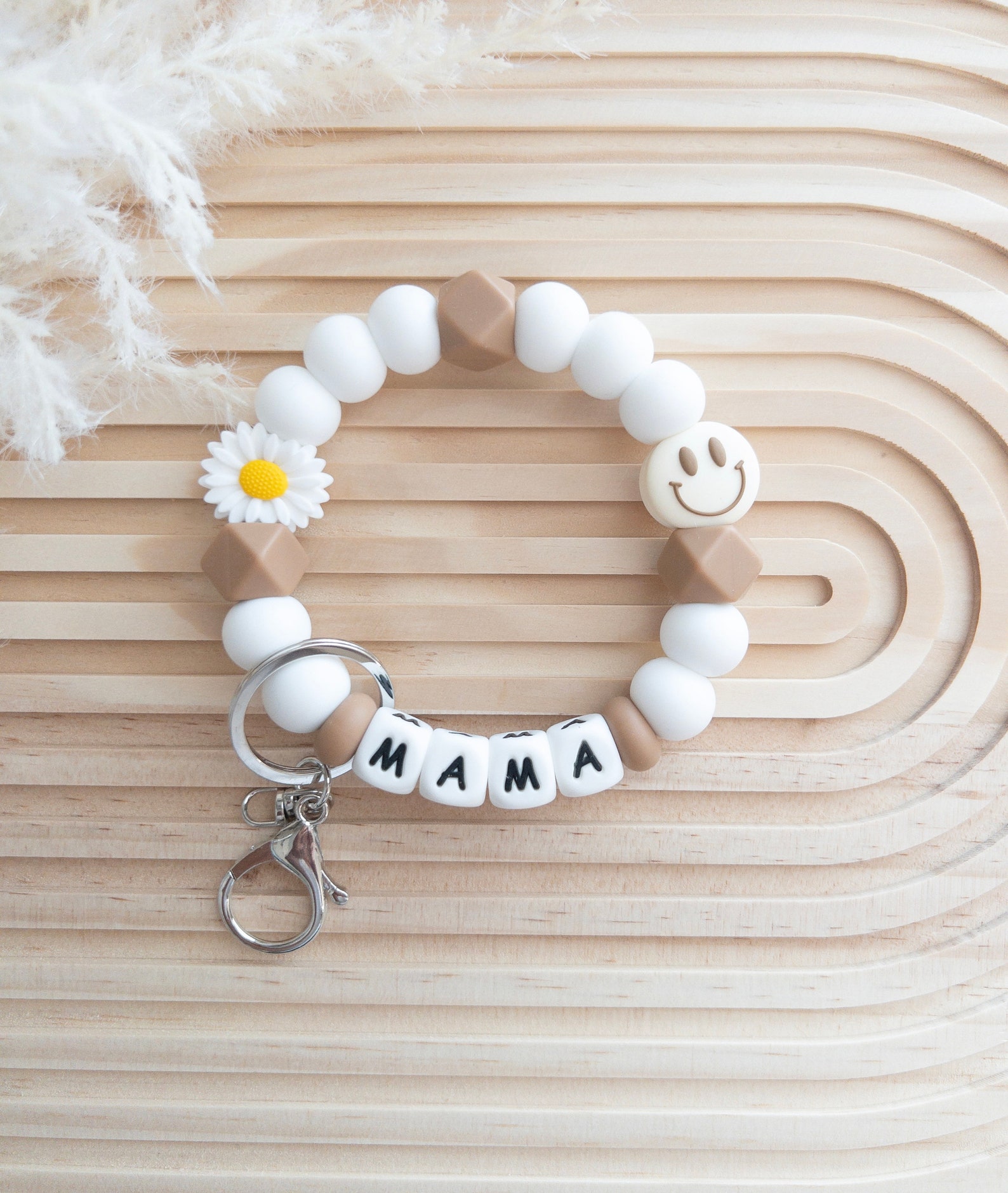 Keychain Wristlet Happy Face Keychains Happy Face Wristlet Daisy ...