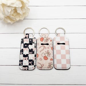 Chapstick Keychain Holder | Chapstick Holder | Lip Balm Keychain Holder | Lipstick Keychain Holder | Prepping Chapstick Keychain holder