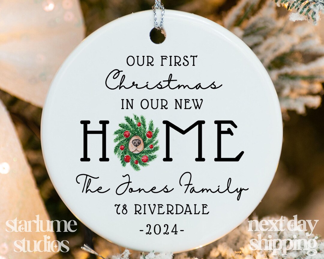 New Home Christmas Ornament - Custom New House Ornaments, Christmas ...
