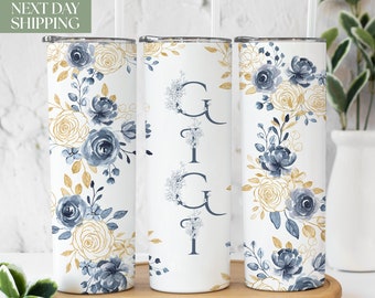 Floral Gigi Tumbler for Gigi Mother's Day Gift - Cute Birthday Gift For Gigi - Gigi Travel, To Go Cup - Gigi Tumbler Gift T-232