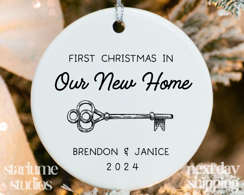 Our First Apartment First Christmas in New Home Ornament 2024