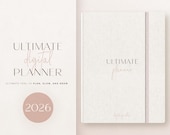 Digital Planner, 2026 Digital Planner, 2026 Dated Planner, Goodnotes Planner, iPad Planner, Ultimate Life Planner, 2026 Calendar