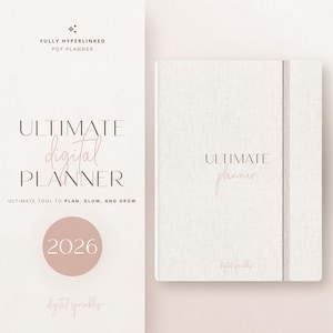 Digital Planner, 2026 Digital Planner, 2026 Dated Planner, Goodnotes Planner, iPad Planner, Ultimate Life Planner, 2026 Calendar