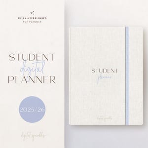 Digital planner | Student planner | Academic planner 2025-2026 | iPad planner | Goodnotes planner | College planner | School planner iPad