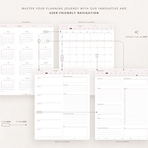 Digital Planner, 2027 Clean Girl Digital Planner, 2027 Dated Planner, Goodnotes Planner, iPad Planner, Ultimate Life Planner, 2027 Calendar image 3