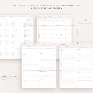 Digital Planner, 2026 Digital Planner, 2026 Dated Planner, Goodnotes Planner, iPad Planner, Ultimate Life Planner, 2026 Calendar image 3