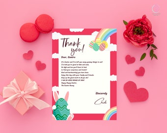 Letter from the Easter Bunny, Personalized Letter from the Easter Bunny, Easter Bunny Letter to Kids, Easter Basket Letter