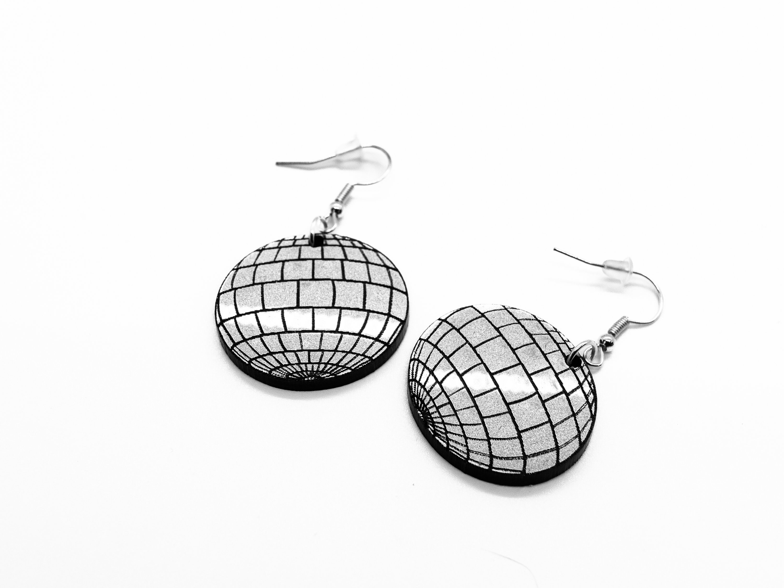 Mirrorball Earrings/ Hook Earrings Perfect Gift Gifts for Etsy UK
