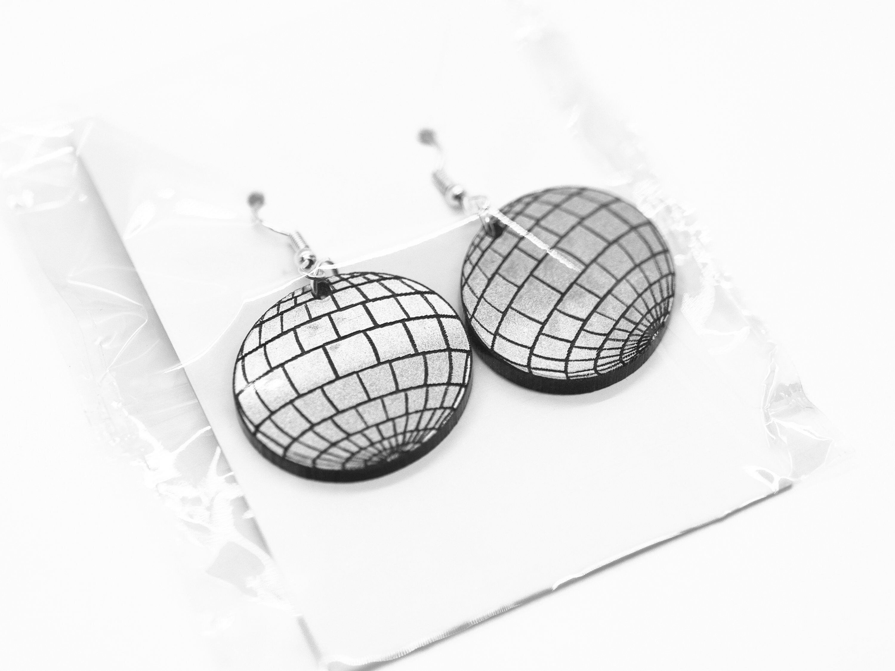 Mirrorball Earrings/ Hook Earrings Perfect Gift Gifts for Etsy UK