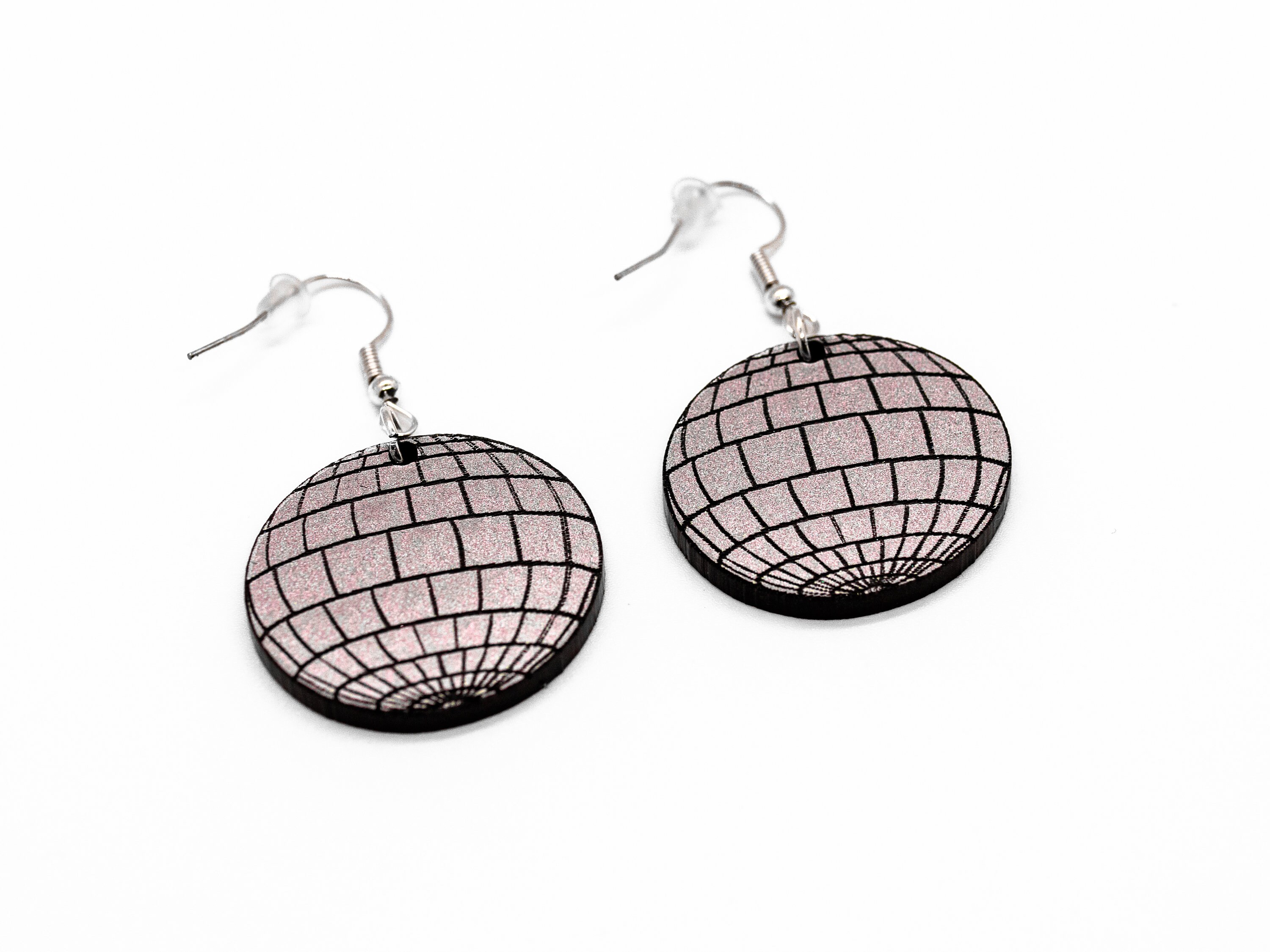 Mirrorball Earrings/ Hook Earrings Perfect Gift Gifts for Etsy UK