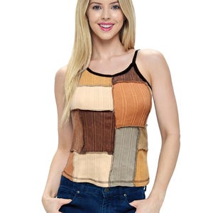 Tank Top Hippie Patchwork