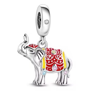 S925 Hallmarked Silver, Gorgeous, Lucky, Spiritual, Elephant Charm - Fits Pandora Bracelet + FREE jewellery bag! FREE Postage!