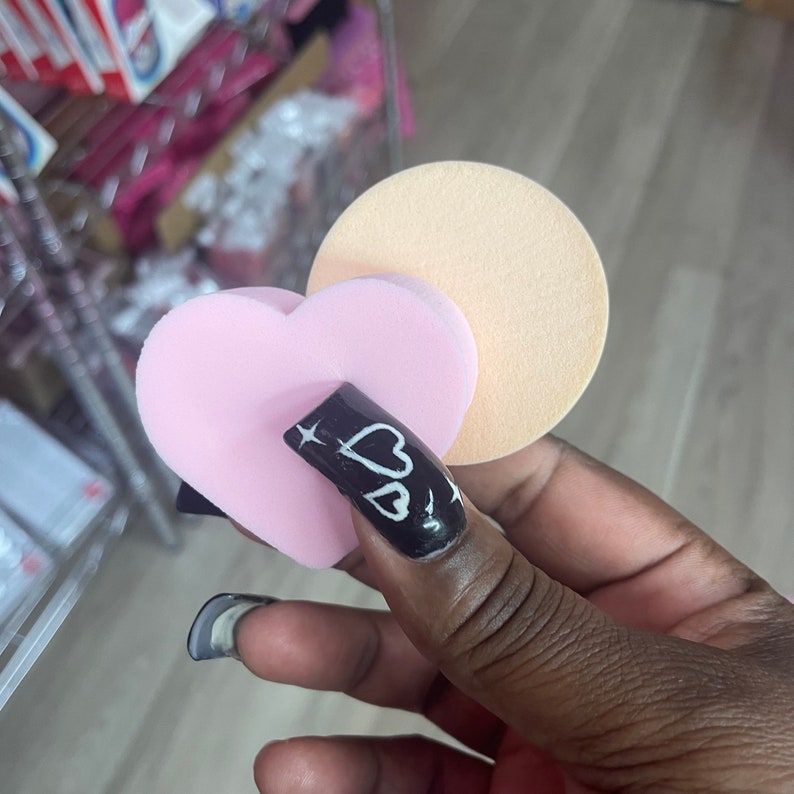 Heart Shaped Sponges, Lash Fan Sponges, Lash Fanning Sponges, Practice