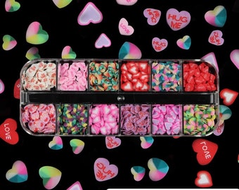 Lash Decals, Lash Sequins, Nail Decals, Nail Sequins, Hearts, Butterflies, Crosses & Stars - 10 Different Styles