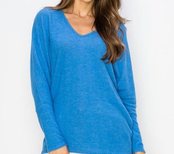 Royal blue long clearance sweater