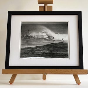 Big Wednesday Original Framed 8X10 Inch B&W Press Photo