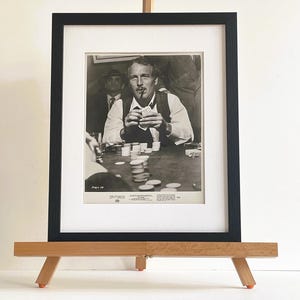 The Sting with Paul Newman Framed Original 8X10 Inch B&W Press Photo