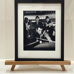 The Hustler Paul Newman Framed 10X8 inch B&W Photo Print