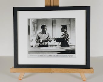 Bullitt Steve McQueen Original Framed 8X10 Inch B&W Press Photo