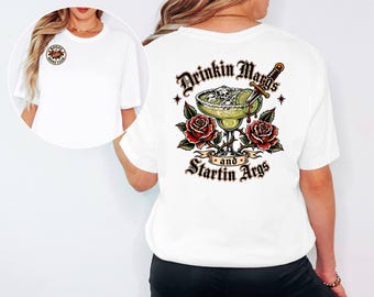 Drinkin' Margs and Startin' Ares T-shirt | Rogue Moms Club