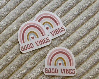 Good Vibes vinyl sticker // cute sticker // laptop sticker // phone sticker // notebook sticker