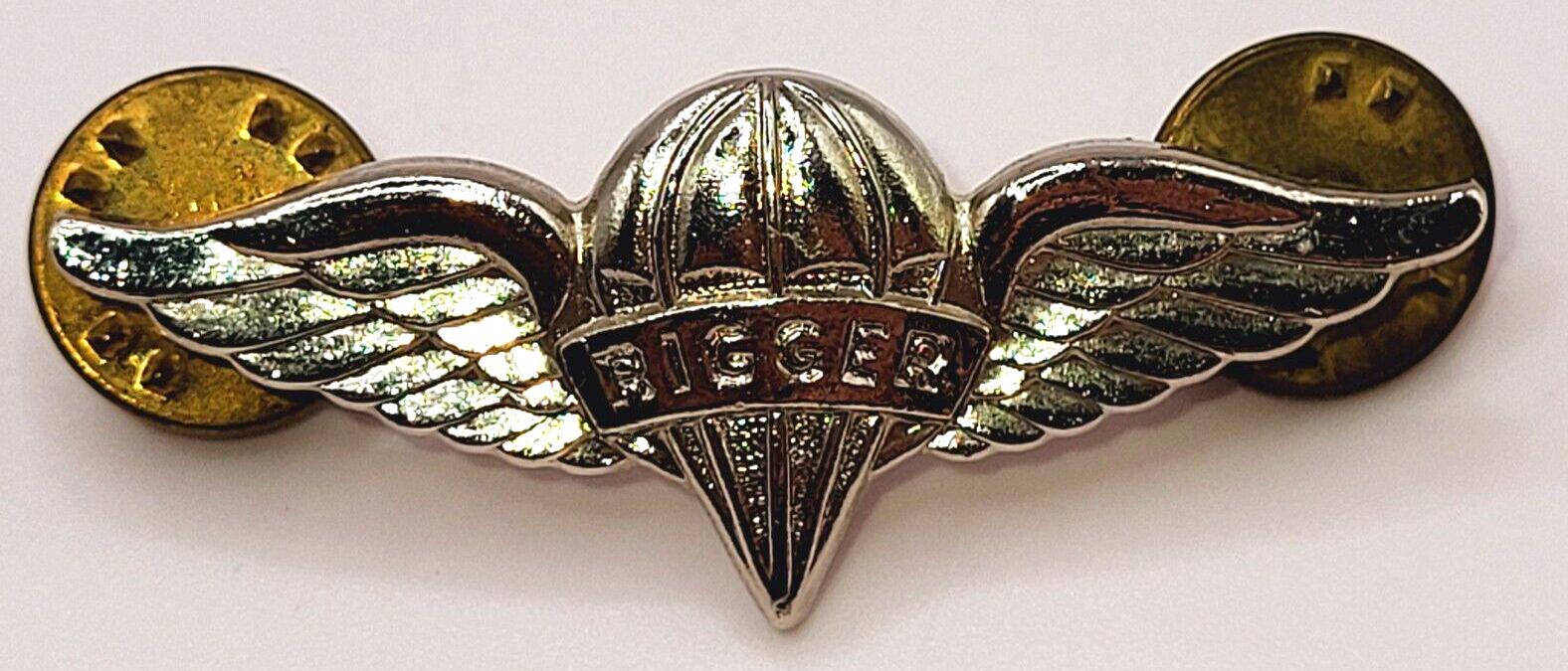 US Army Parachute Rigger Badge Pin Silver Tone Phillips Pub. P-66 ...